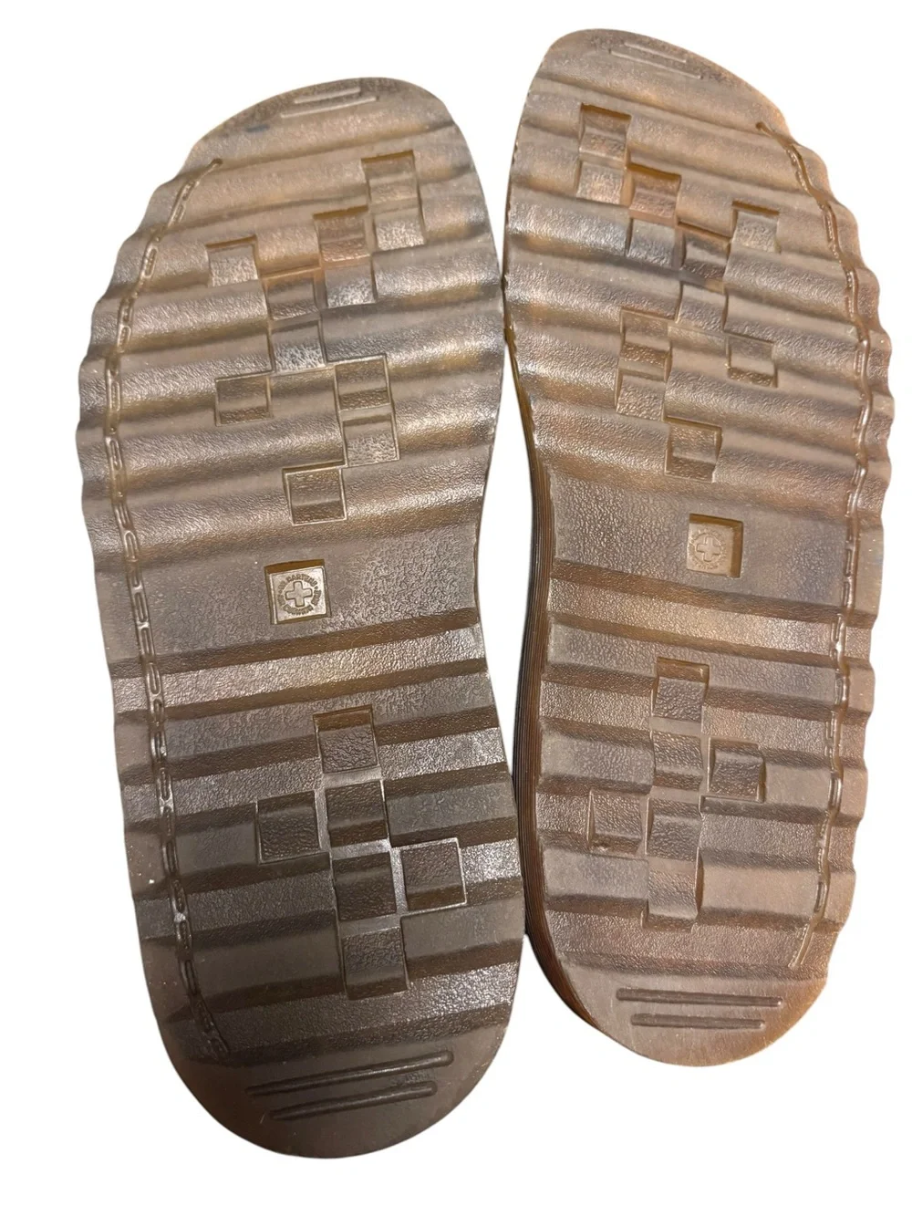 Dr Martens Brown Leather Sandals Size 11 UK Mens US 12 Flip Flop Thong Slip On